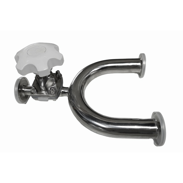 Fast-Installation Ordinary U-Type Three-Way Diaphragm ValveStainless Steel Valve
