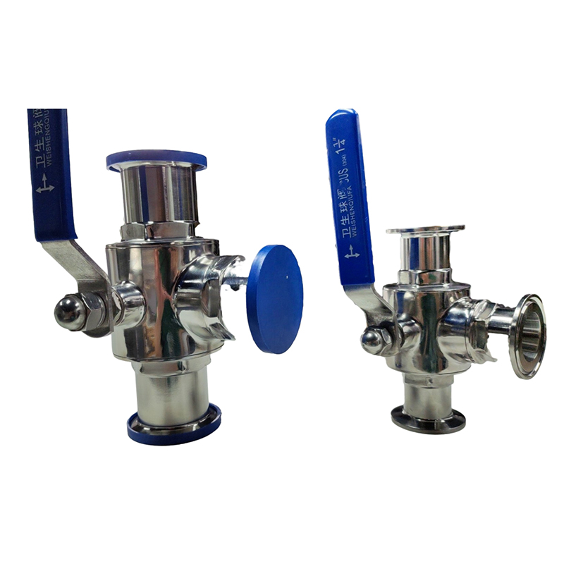 Three-Way Fast-Install Ball ValveStainless Steel Valve