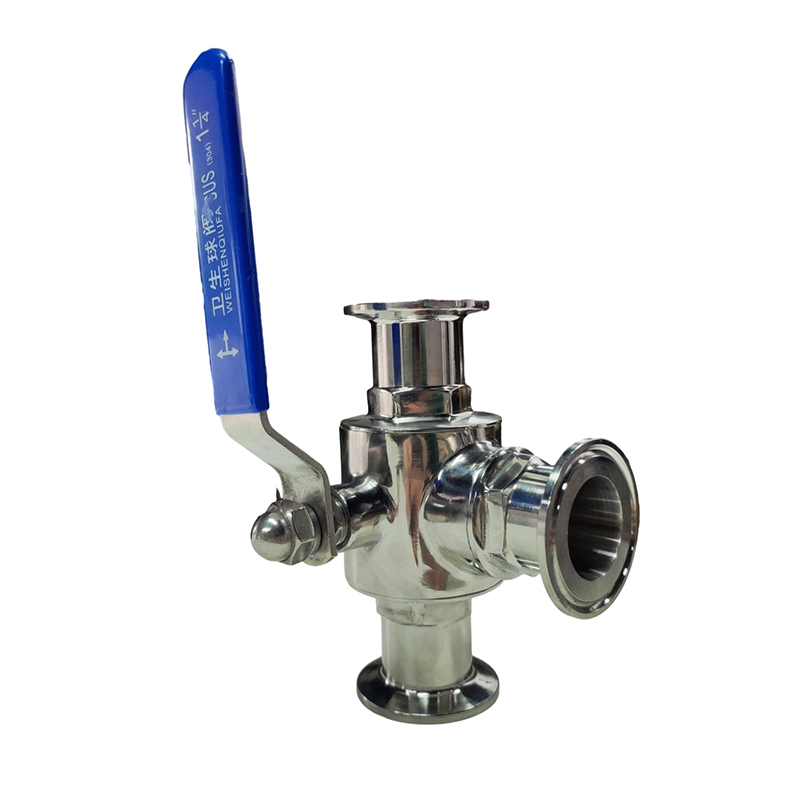 Three-Way Fast-Install Ball ValveStainless Steel Valve