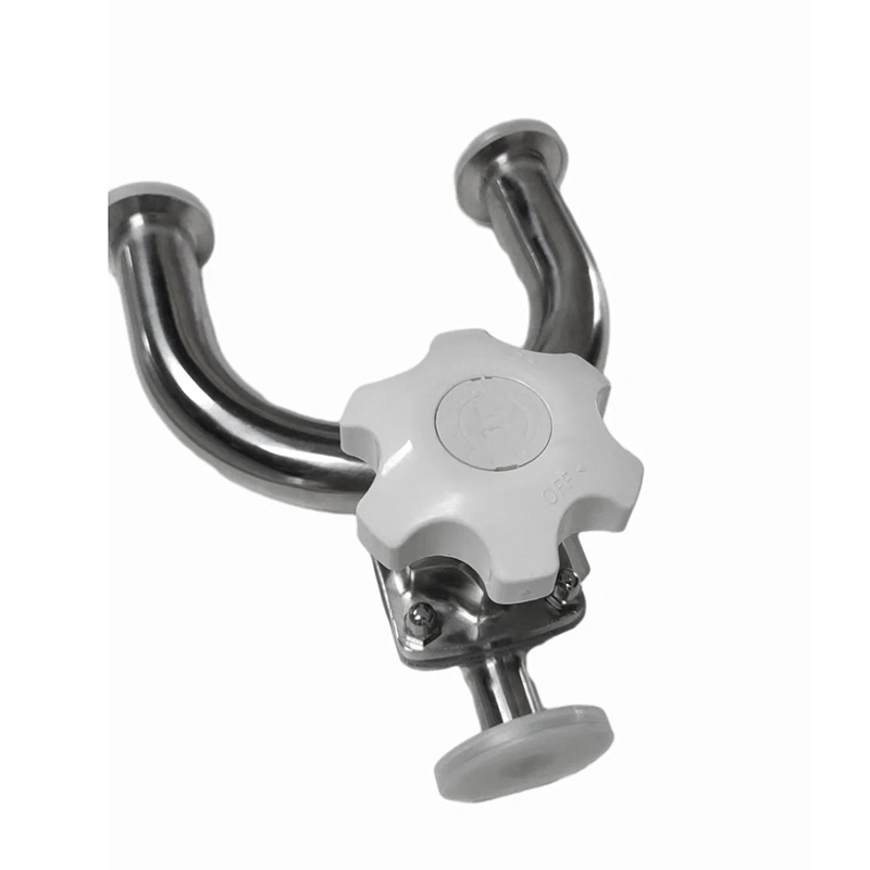 Fast-Installation Ordinary U-Type Three-Way Diaphragm ValveStainless Steel Valve