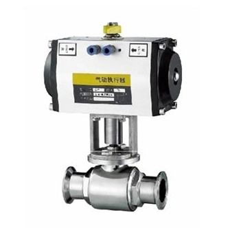 Sanitary Electropneumatic Ball ValveStainless Steel Valve