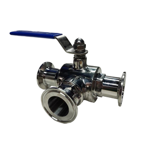 Three-Way Fast-Install Ball ValveStainless Steel Valve