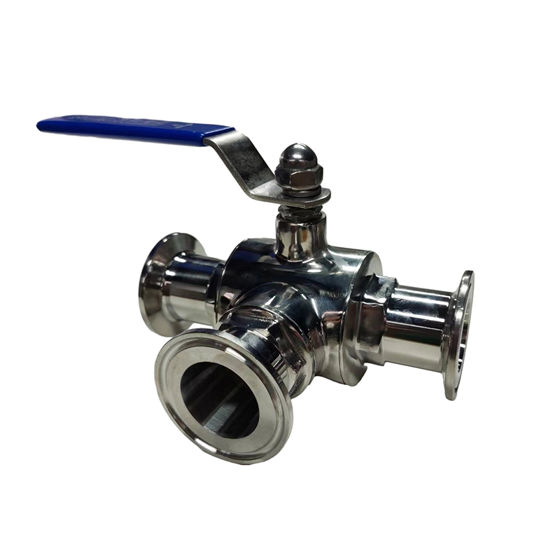Three-Way Fast-Install Ball ValveStainless Steel Valve